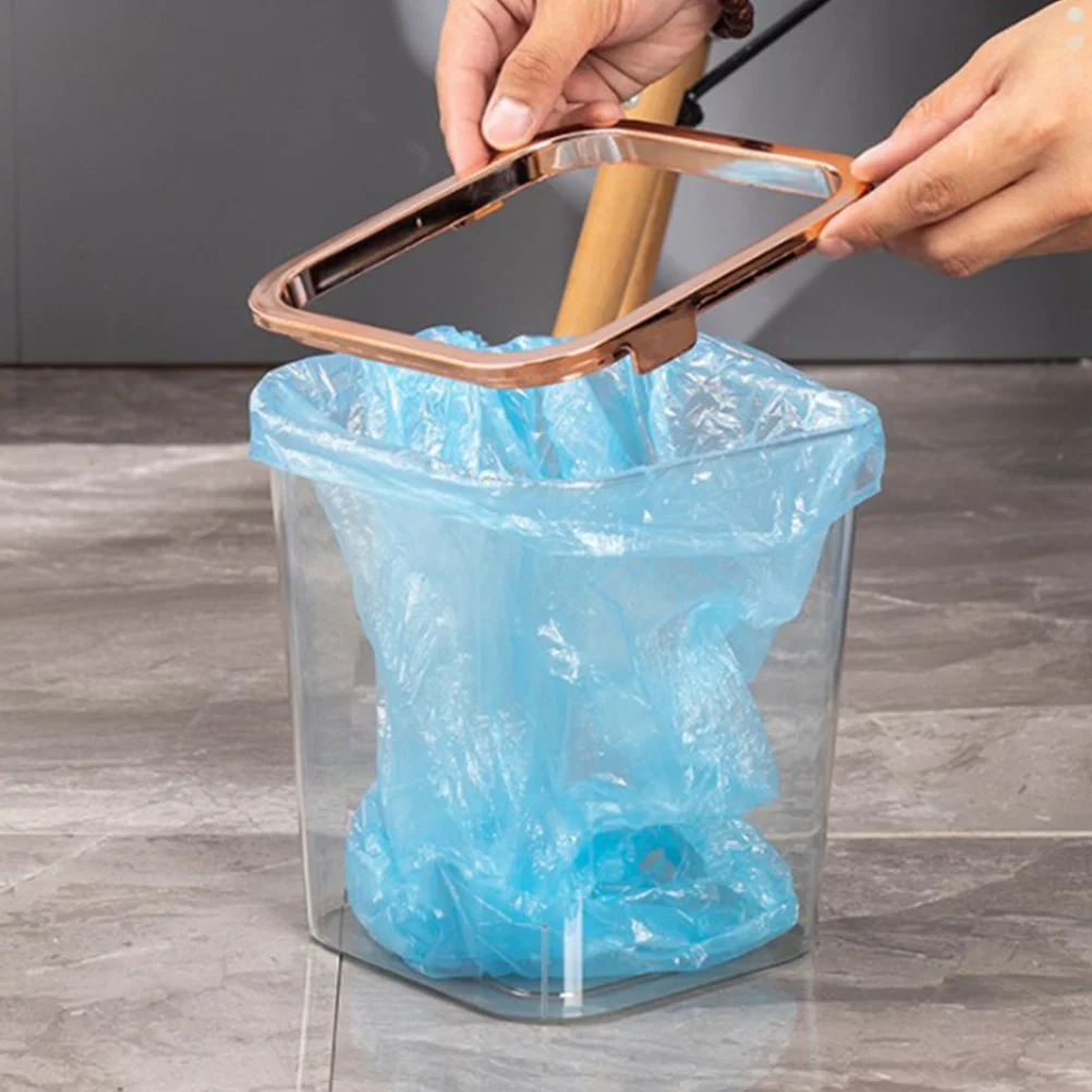

Transparent Trash Can Trashcans Kitchens Belt Pressure Ring Clear Bin The Pet Room