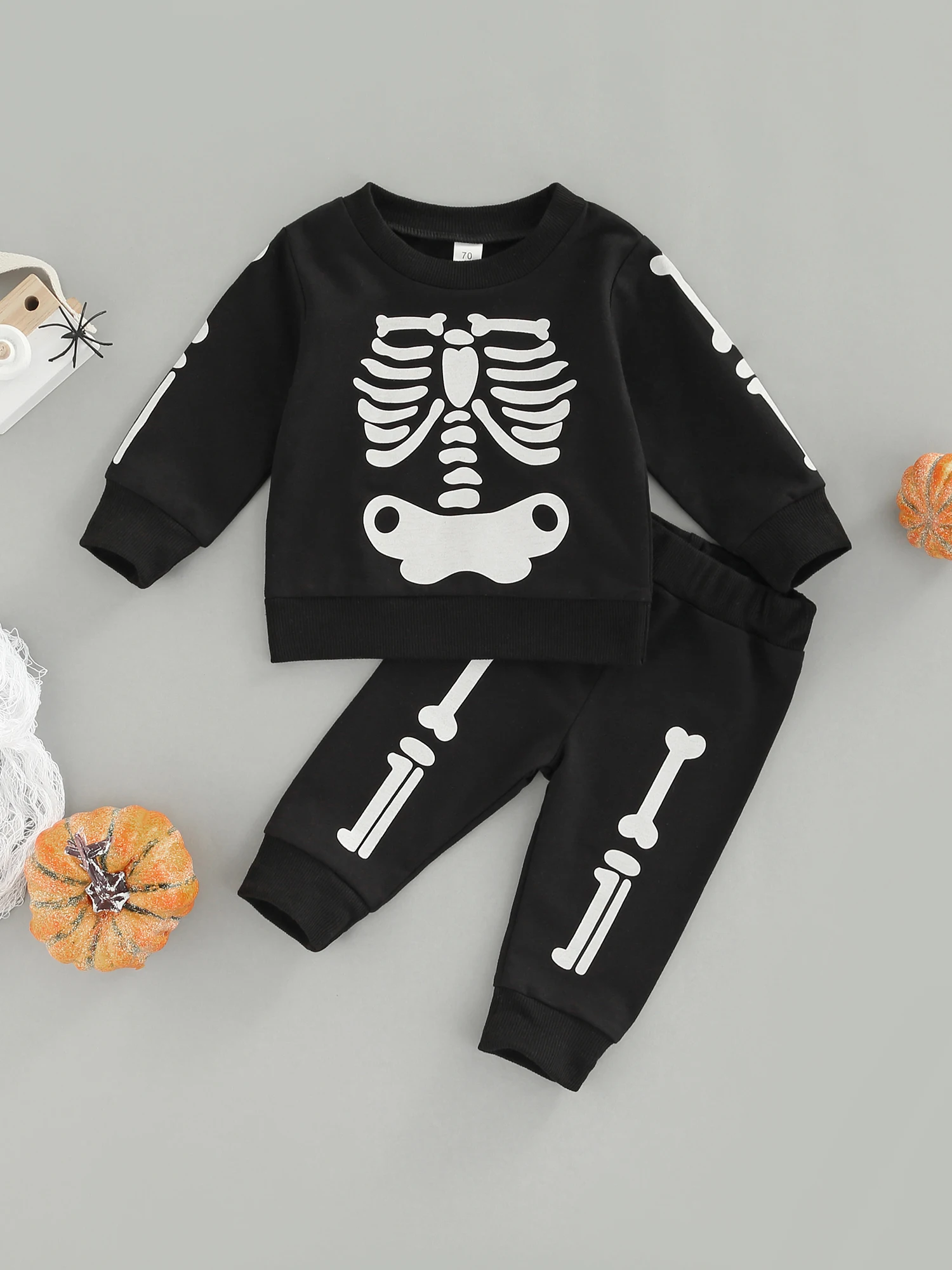 

3 шт., детский комбинезон с длинным рукавом и оленями