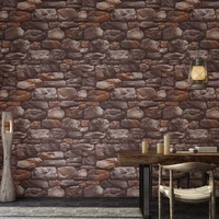 vintage 3d brick wallpapers home decor waterproof vinyl stone wall paper rolls for background decorative vinilo decorativo pared