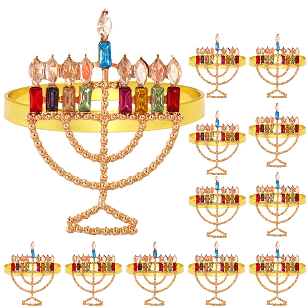 

Hanukkah Napkin Rings Hanukkah Menorah Napkin Holder Wedding Decorations Dining Table Decor Holiday Chanukah Party Decorations