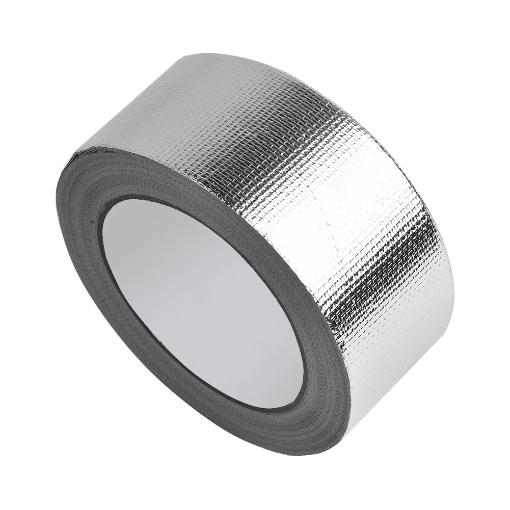 

5cm*25M Roll Aluminum Heat Shield Motorcycle Exhaust Header Pipe Heat Wrap Tape Thermal Protection Exhaust Pipe Insulat
