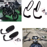motorcycles motorbike scooters oval rearview mirrors side view mirrors cafe racer retro clear lens mirror motorcycle accessories
