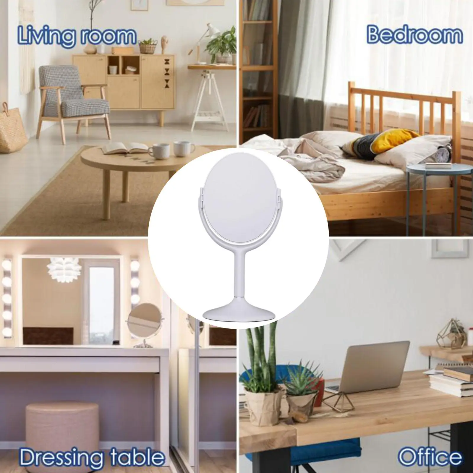 

Makeup Mirror with Lights Cosmetic Mirror Female Gift Portable