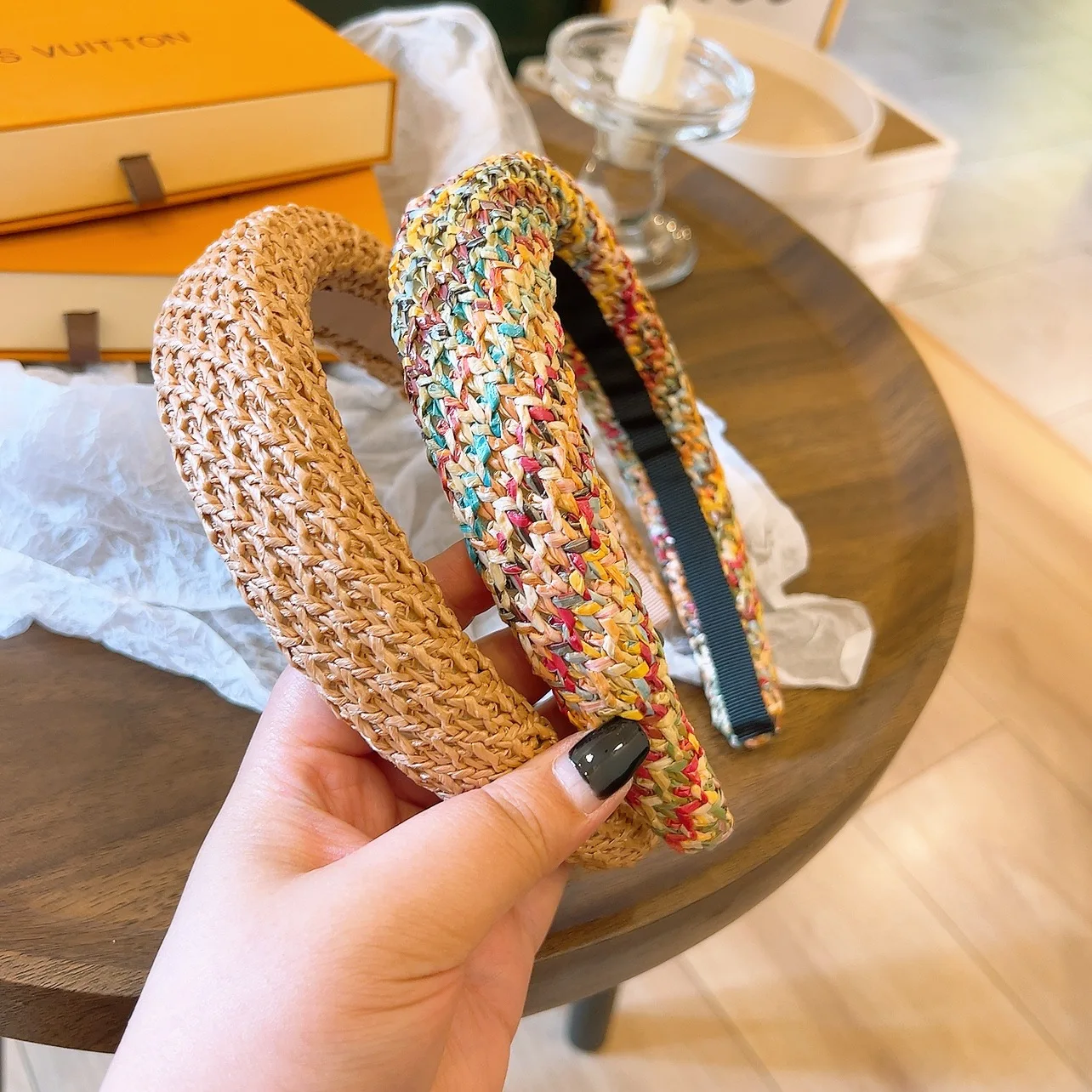 Аксессуары для волос отпуска женщин резинки девочек аксессуары пляжа модные