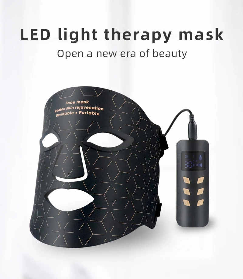 

OEM/ODM домашняя светильник вая терапевтическая маска с 4 цветными светодиодными масками для ухода за кожей лица