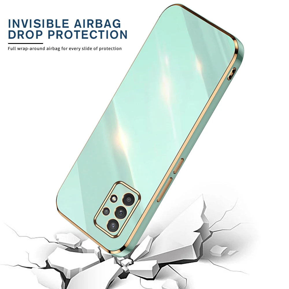 Новый гальванический чехол с прямыми краями для Samsung Galaxy A53 5G 6 5 &quotSamsung SamsungA53 A 53 53A