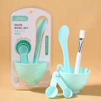 6 pcsset diy bowl brush spoon stick bottle sponge top quality homemade makeup beauty tool facial mask tools kit