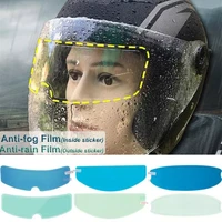 universal motorcycle helmet clear anti fog rainproof film nano coating patch screen kit for k3 k4 ax8 ls2 hjc mt helmets