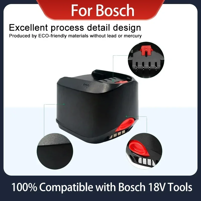 Литий-ионный аккумулятор 18 В 12800 мАч абсолютно новый для Bosch PBA PSB PSR PST дома садовых
