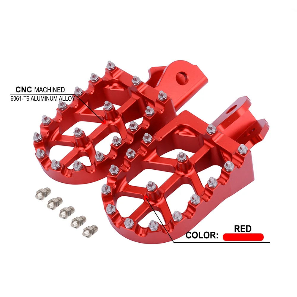 

Motorcycle CNC Footpegs Footrest Foot Pegs Pedals Rests For SURRON Sur-Ron Light Bee Off-Road Electric Vehicle
