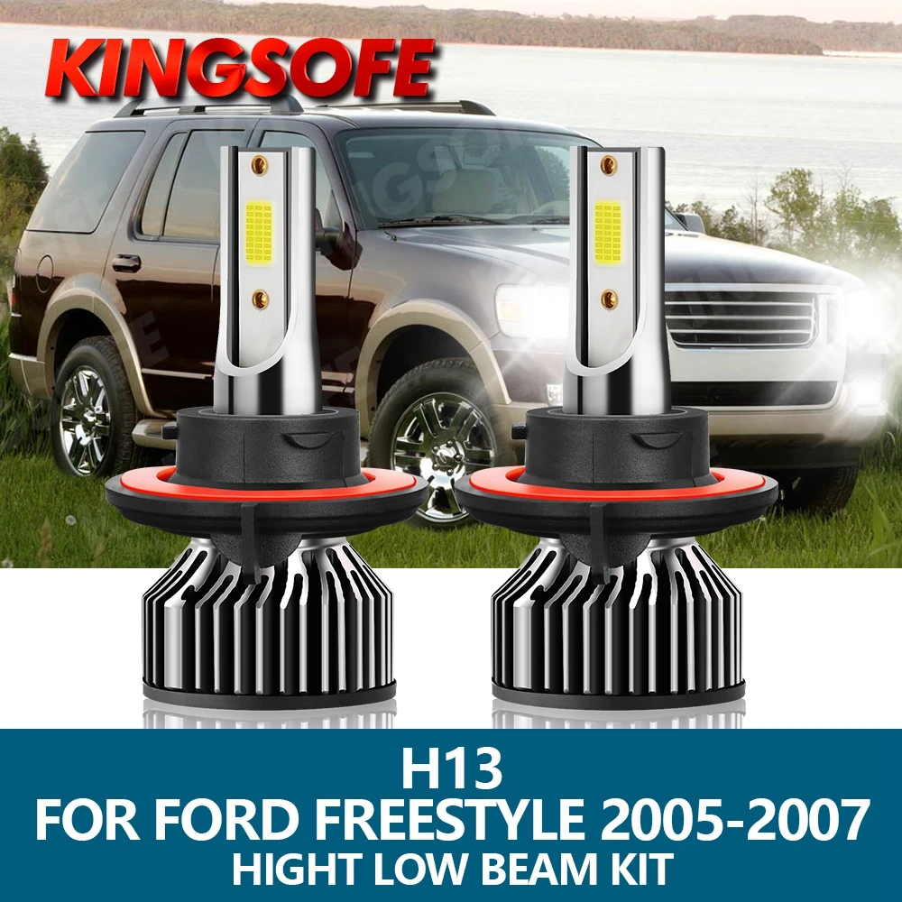 

2 шт., автомобисветильник светодиодные лампы H13 9008 72 Вт 6000 К