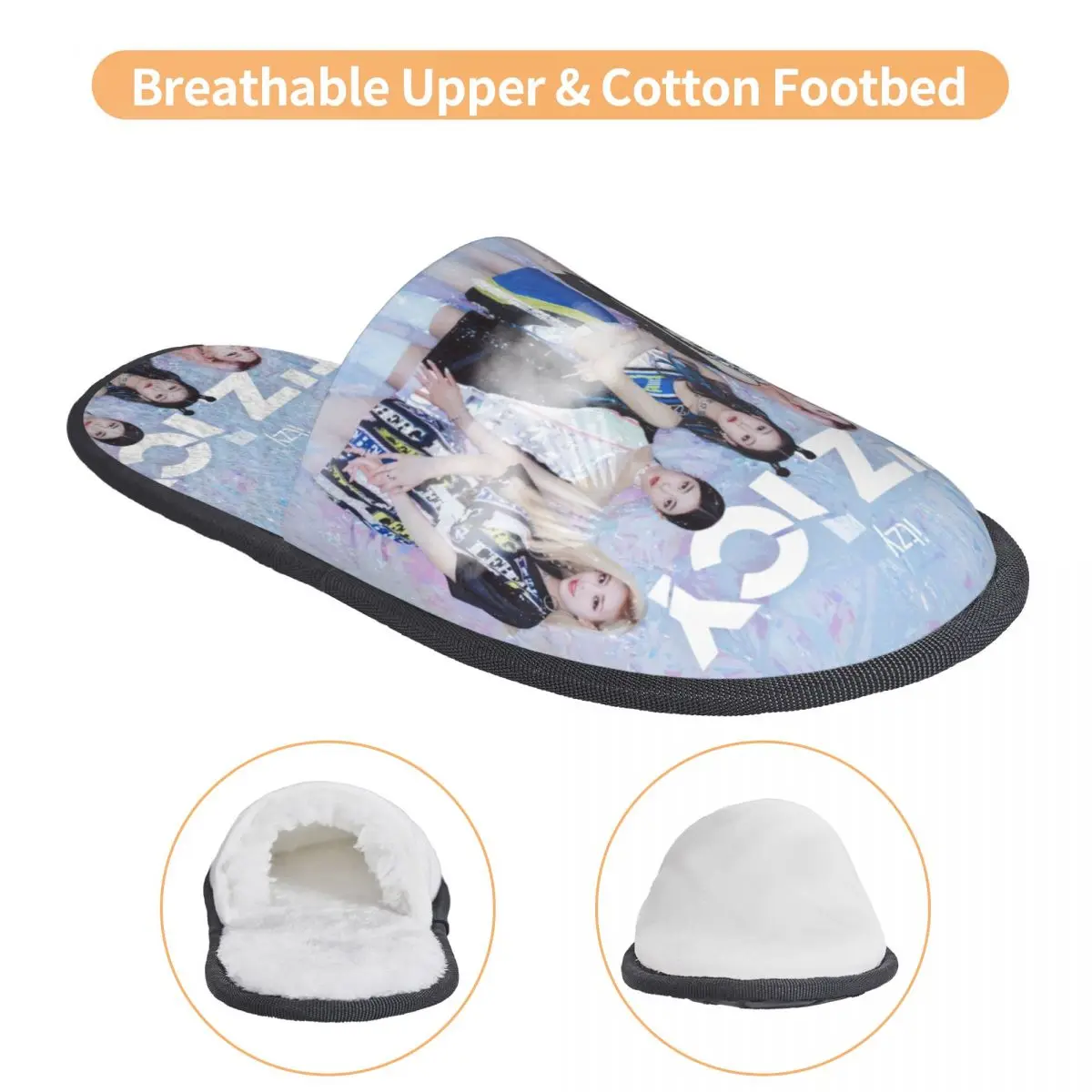 Пользовательские Kpop Group Itzys корейские женские тапочки с пенным наполнителем