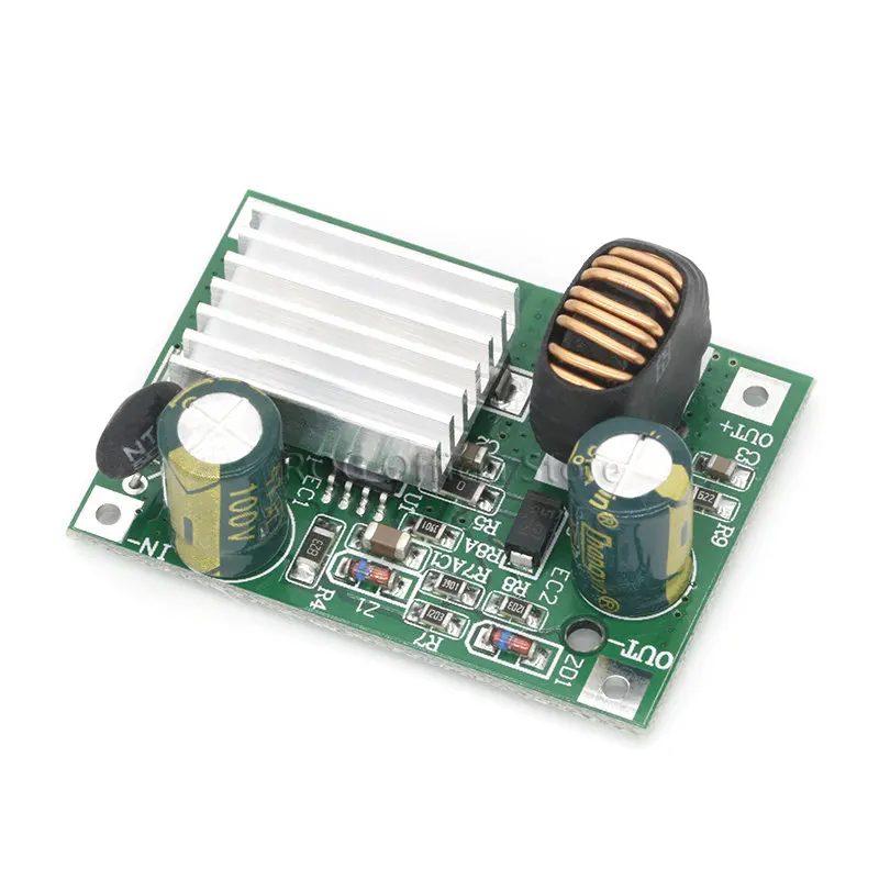 DC Шаг вниз модуль источника питания преобразователь напряжения Неизолированный стабилизатор 9В 12В 24В 36В 48В 72В 84В 120В до 5В / 3А включено.