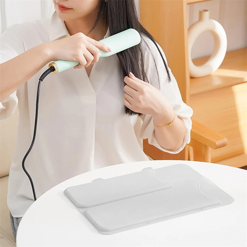 Силиконовая крышка для щипцов завивки волос нескользящий изоляционный коврик