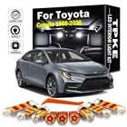 TPKE Canbus для Toyota Corolla 1988-2020, Автомобильный светодиодный внутренний купол, карта светильник, номерной знак, комплект ламп, аксессуары для освещения