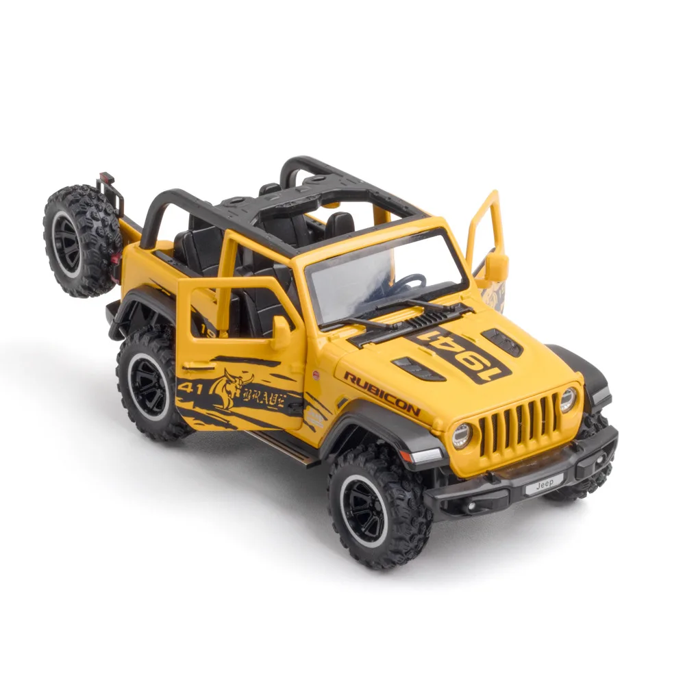 1:32 Jeeps Wrangler Rubicon 1941 внедорожник литые автомобили и игрушечные модель автомобиля