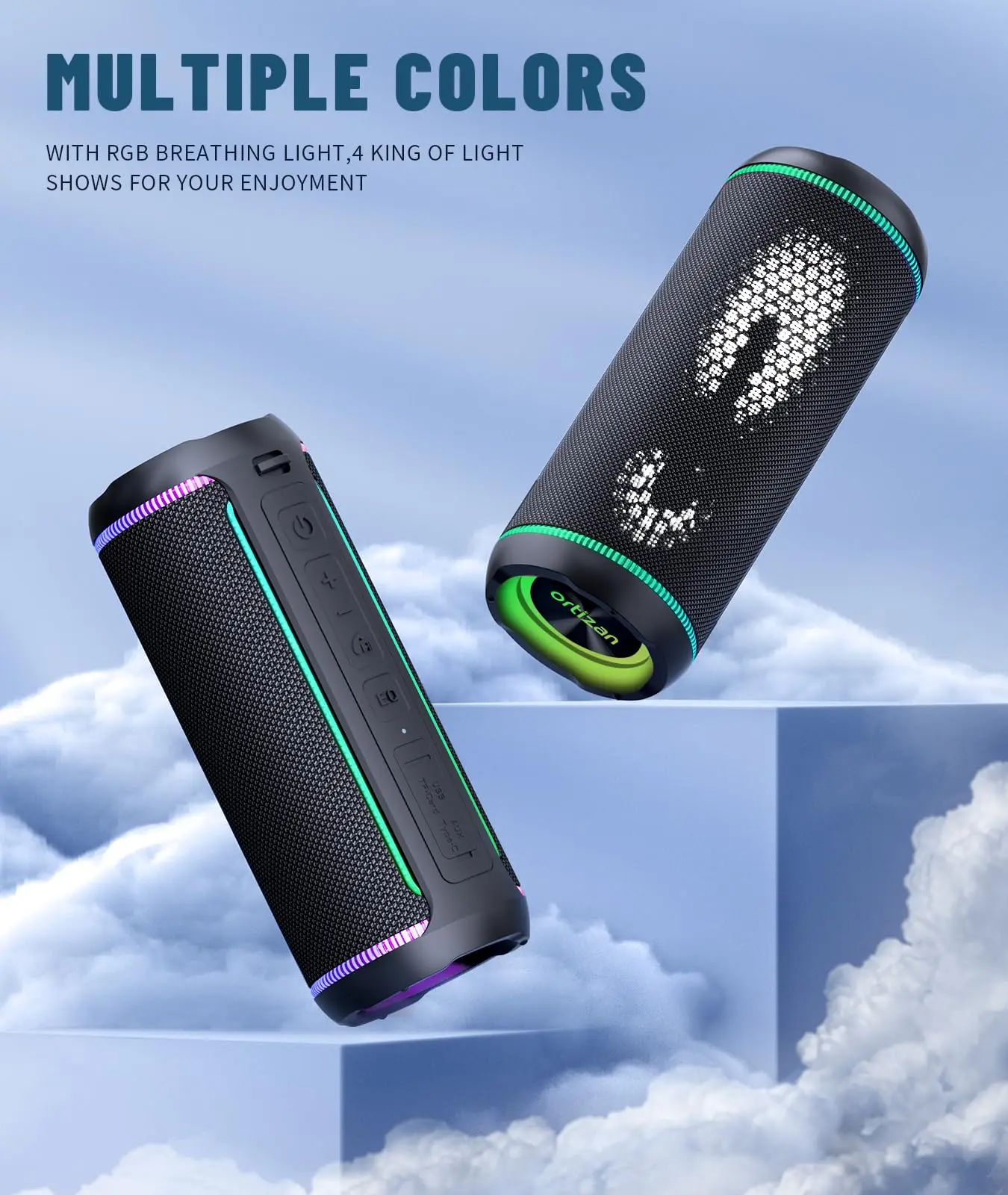 Беспроводные Bluetooth-колонки Bass Boost 40 Вт