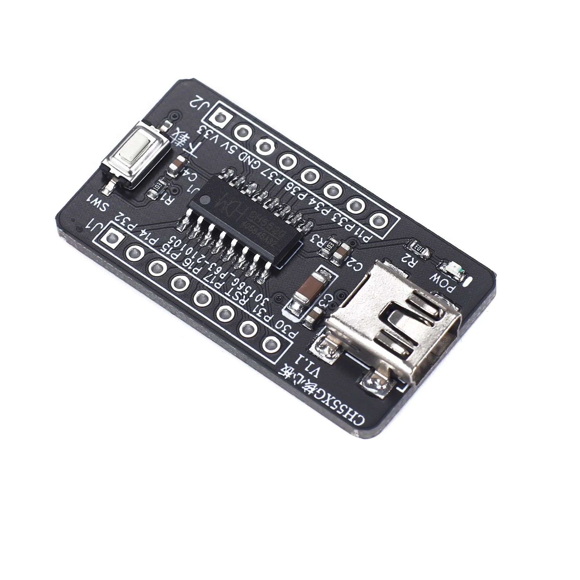 

CH552G core board 51 microcontroller development board CH551G system board CH554 learning board USB communication download