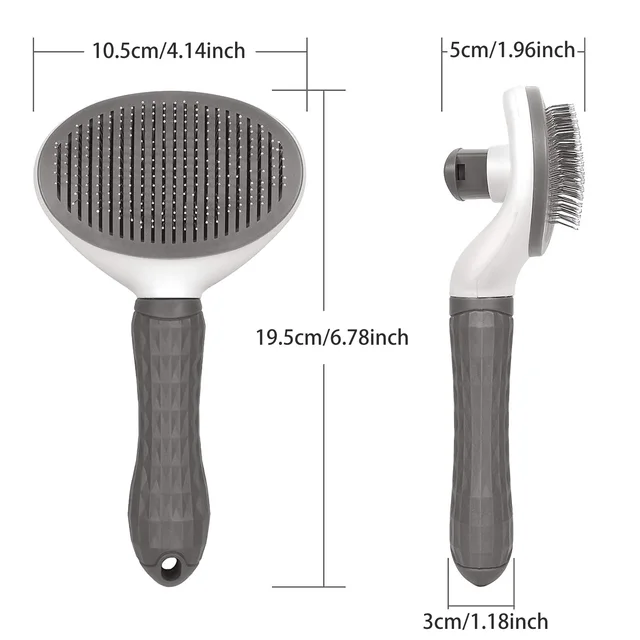 Pet Dog Brush Cat Comb Self Cleaning Pet Hair Remover Brush For Dogs Cats Grooming Tools Pets Dematting Comb Dogs Accessories 6