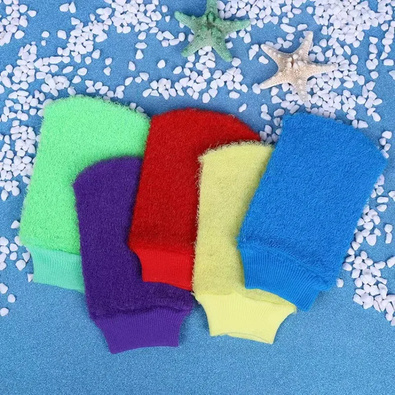 

Nylon Cuozao bath bath gloves exfoliating gloves wholesale Color random