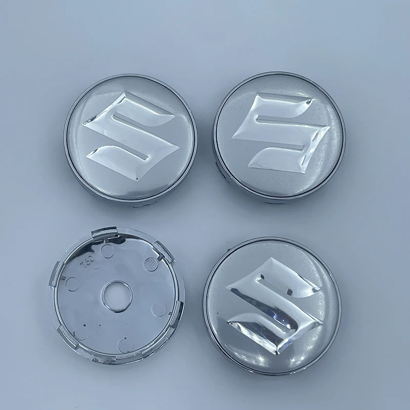 4 шт., 60 мм, алюминиевый автомобильный значок, колпаки для центральной ступицы колеса, наклейки для Suzuki Grand Vitara SX4 Swift Jimny Kizashi Liana Wagon