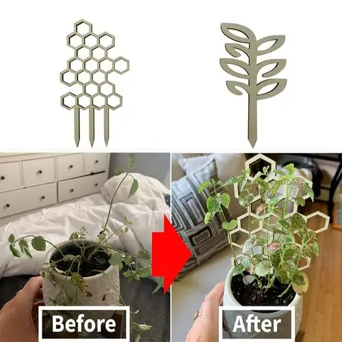 Подставка для растений деревянная решетка горшков цветов овощей |