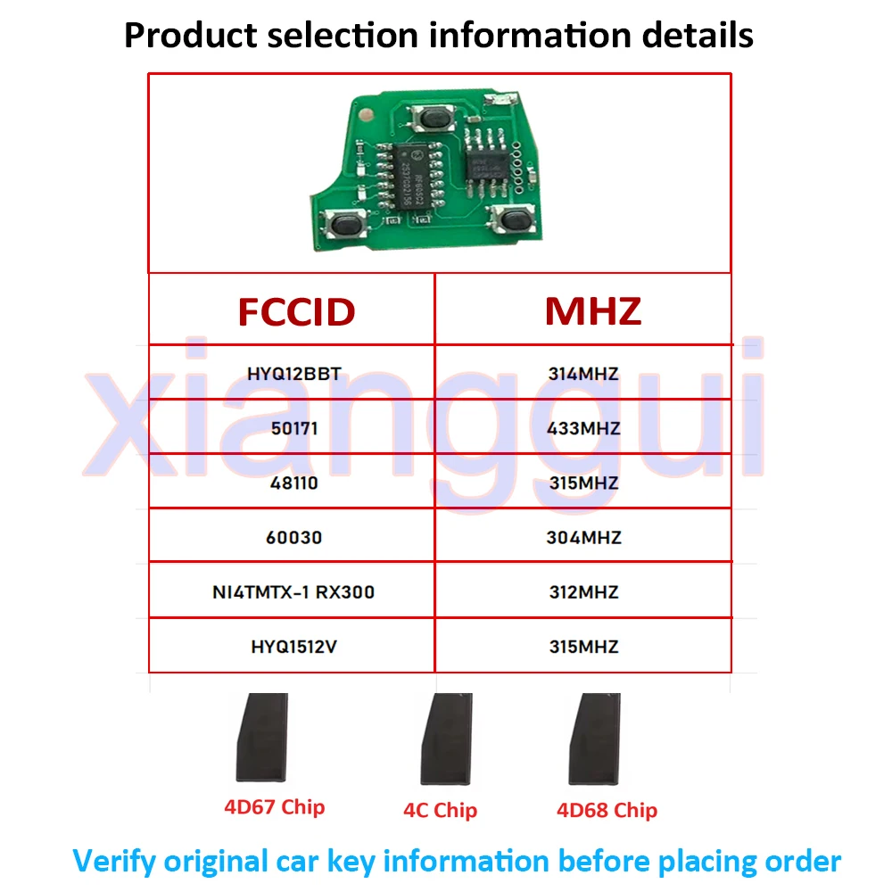 Фото Автомобильный ключ-пульт для Lexus RX330 RX350 RX400H LS430 ES330, для Toyota Prado 120 RAV4 Kluger Previa FJ Cruiser Land Cruiser 100 №4