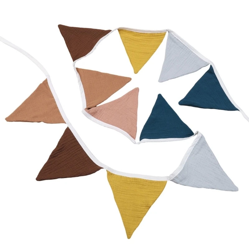 L5YF стильный флаг-гирлянда современные хлопковые флаги с овсянкой для реквизита