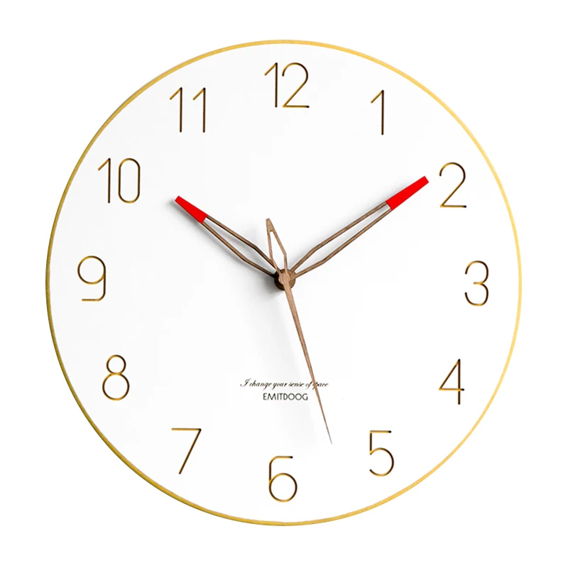 

Nordic Clock Wall Clock Living Room Modern and Unique Creative Fashionable Trendy Home Bedroom Noiseless Pocket Watch