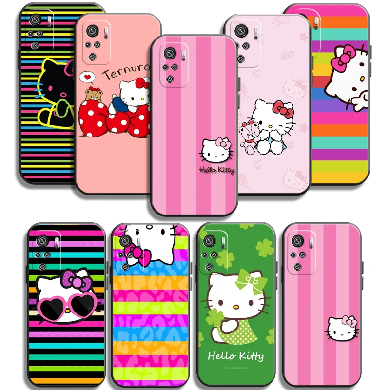 

Hello Kitty 2022 Phone Cases For Xiaomi Redmi 7 7A 9 9A 9T 8A 8 2021 7 8 Pro Note 8 9 Note 9T Back Cover Coque Funda