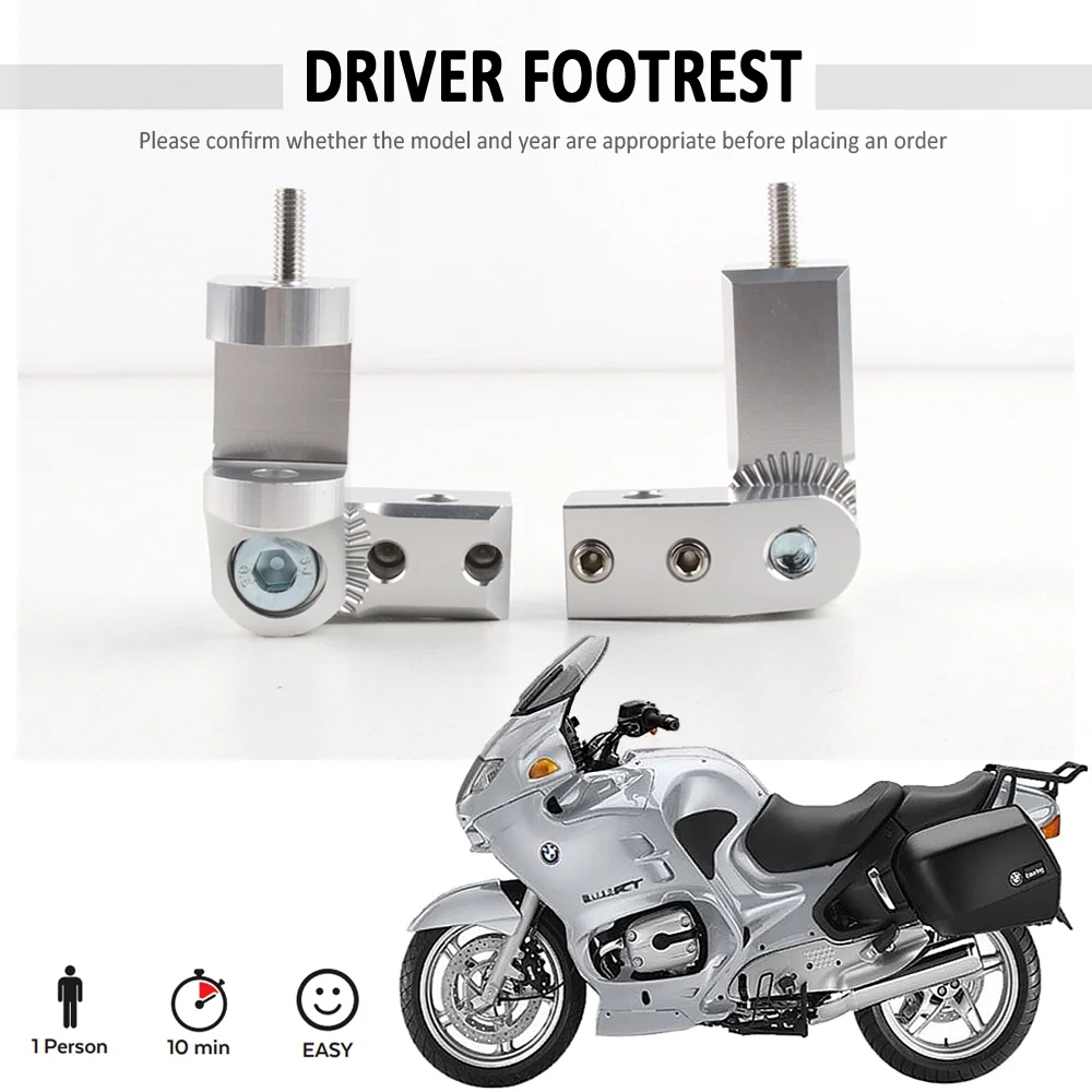 

Новая мотоциклетная Регулируемая педаль для понижения пассажиров, подножка для водителя для BMW R1100RT R1150RT R1150R Rockster R 1150 RT R 1100 RT