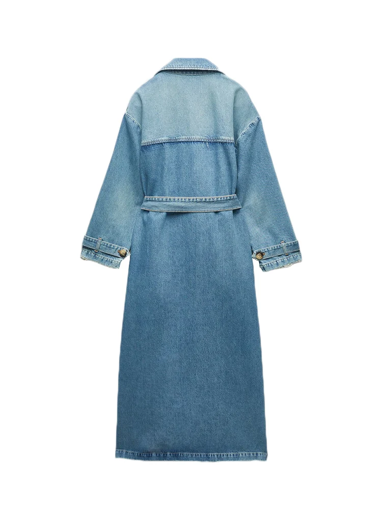 Рисунок 2 - Тренчкот женский джинсовый с поясом