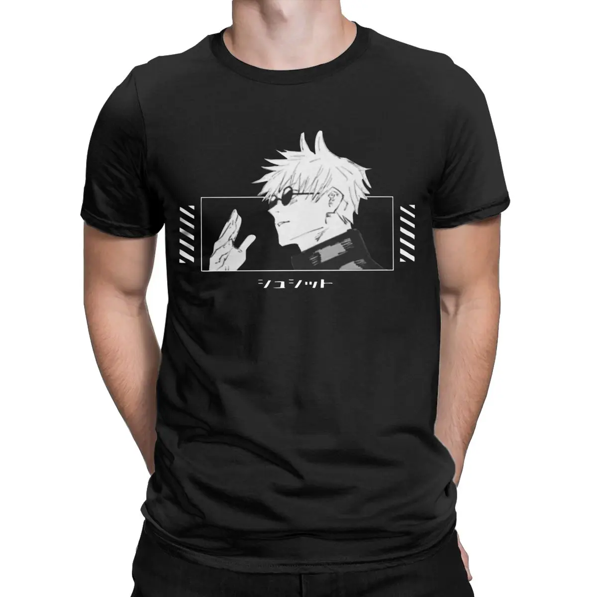 

t shirt for men Jujutsu Kaisen Saturo Gojo Classic T Shirt Cotton Clothing Casual Short Sleeve Round Collar Tees Party T-Shirt