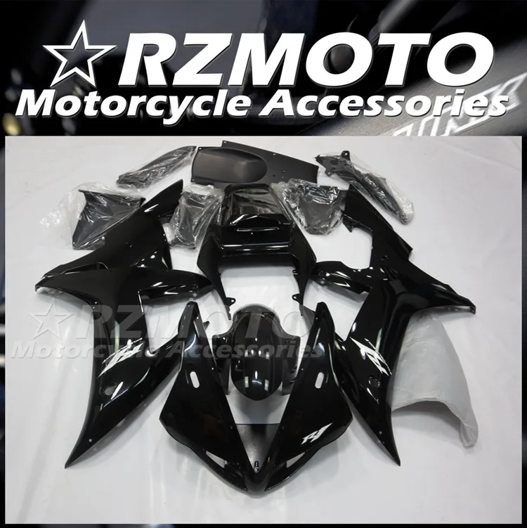 

4Gifts New ABS Motorcycle Fairings Kit Fit For YAMAHA YZF - R1 02 03 2002 2003 Bodywork Set Custom Black Glossy