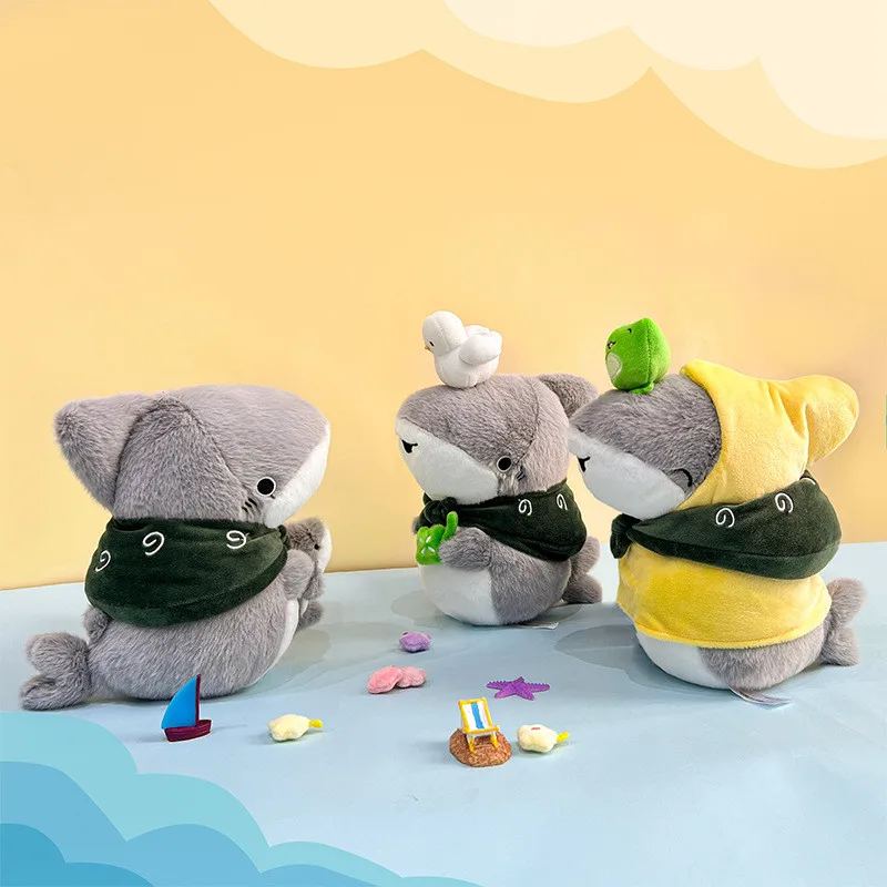 

25cm Shark Plush Toys Cute Soft Stuffed Anime Japanese Cartoon Home Room Decor Dolls For Kid Birthday Gift