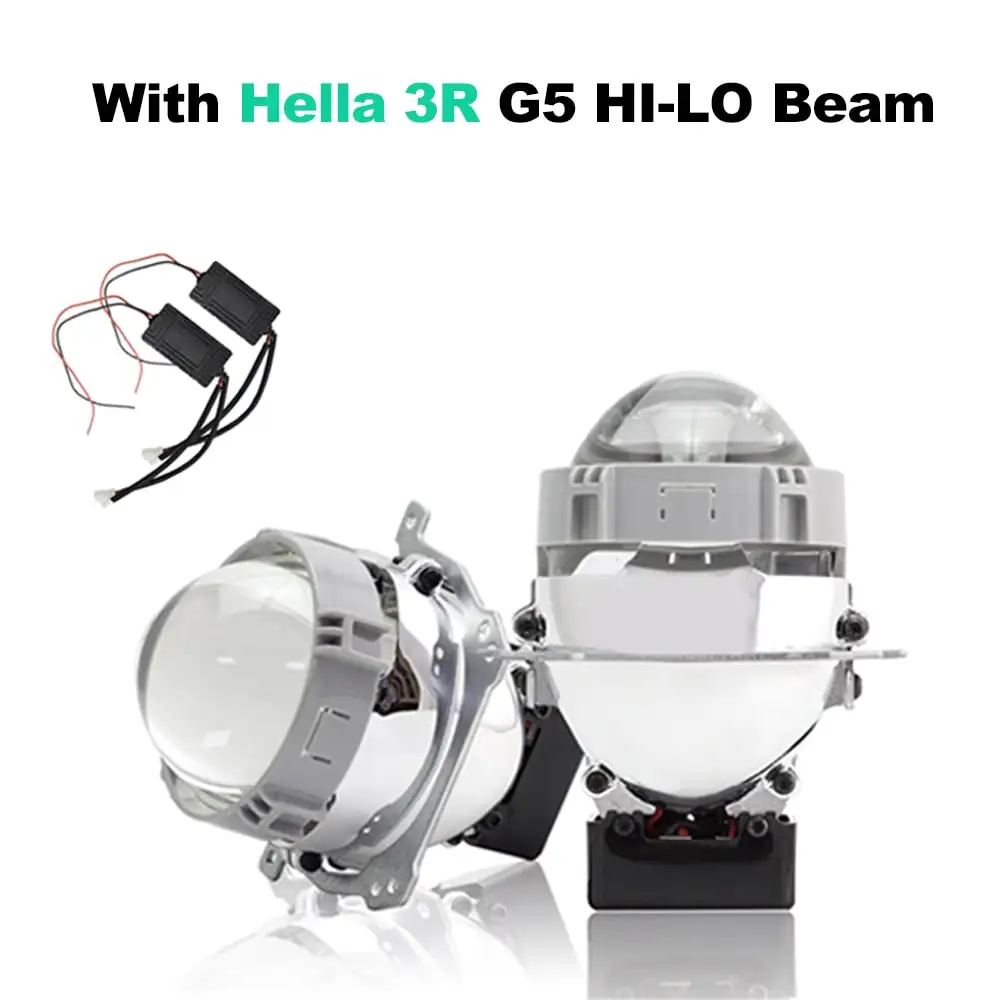 

2.5 inch Bi LED Projector Lens H4 H7 9005 9006 Car Headlight Bulb 70W 12000LM High/Low Beam 6000K Mini Car Auto Lenses 2PCS