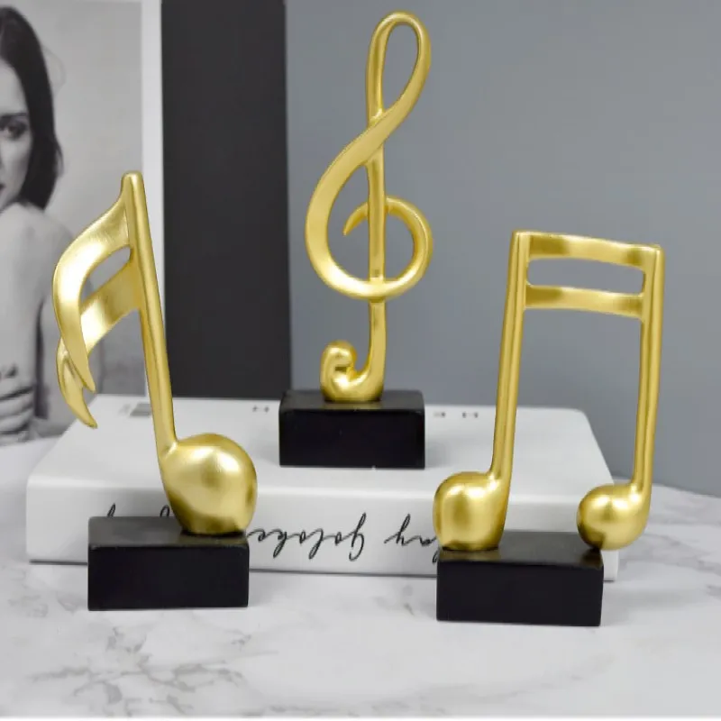 

Nordic Music Symbols Decoration for Home Furnishings Wine Cabinet Character Resins Living Room Office Desktop Furnishings