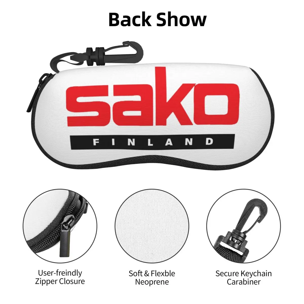 Фото Чехол для очков Sako Arms Shell, защитная коробка для солнцезащитных очков для женщин и мужчин, мягкая сумка для очков №4