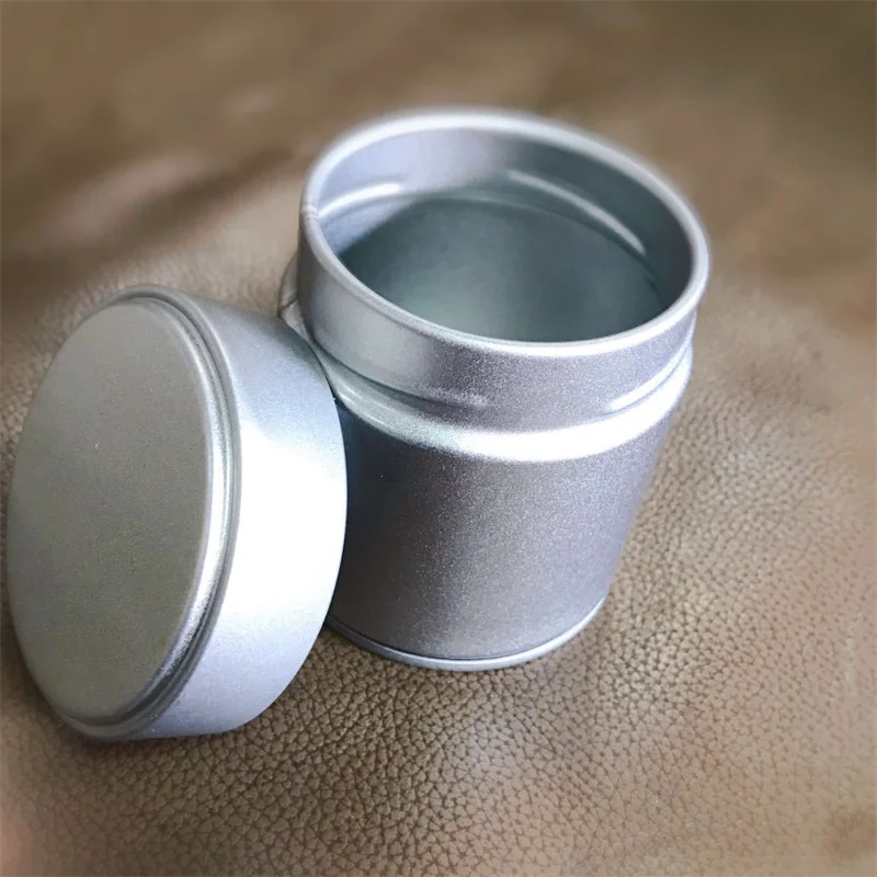 

100pcs Mini Round Tin Jar Tea Powder Container Empty Box Portable Packaging