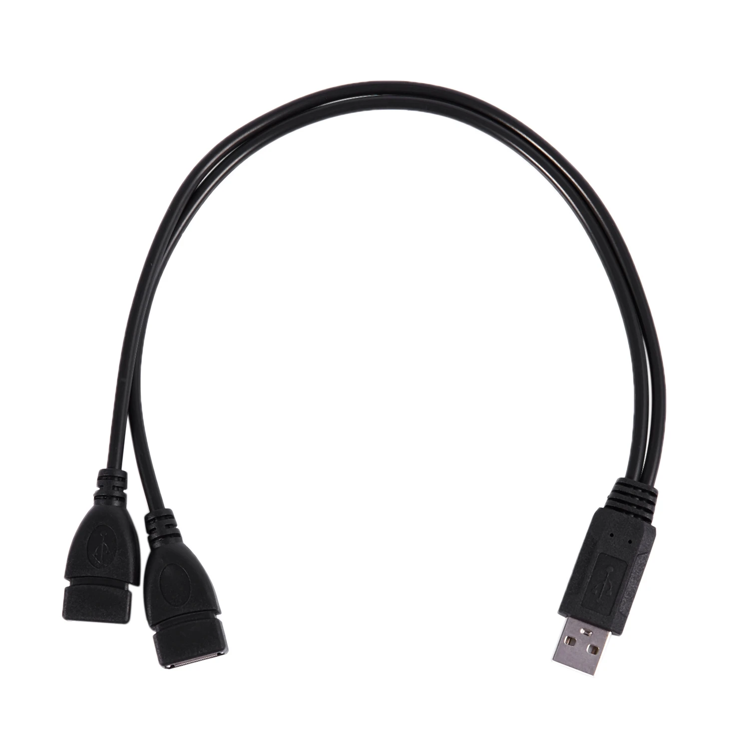 

Разветвитель-переходник с USB 2,0 A Male на 2 Dual USB Female Jack