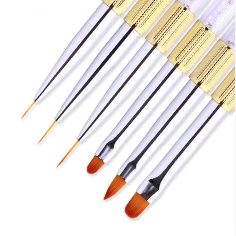 

1 шт., металлическая кисть для дизайна ногтей