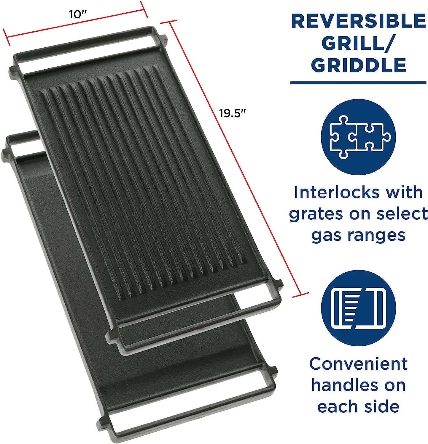

Reversible Griddle/Grill Combo WB31X24998