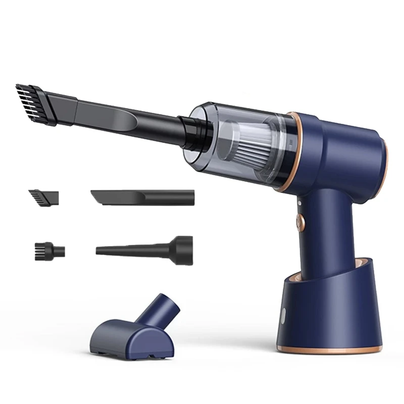 

80000Pa 2 In 1 Car & Home Vacuum Cleaner Wireless Charging Cleaner Compressed Duster