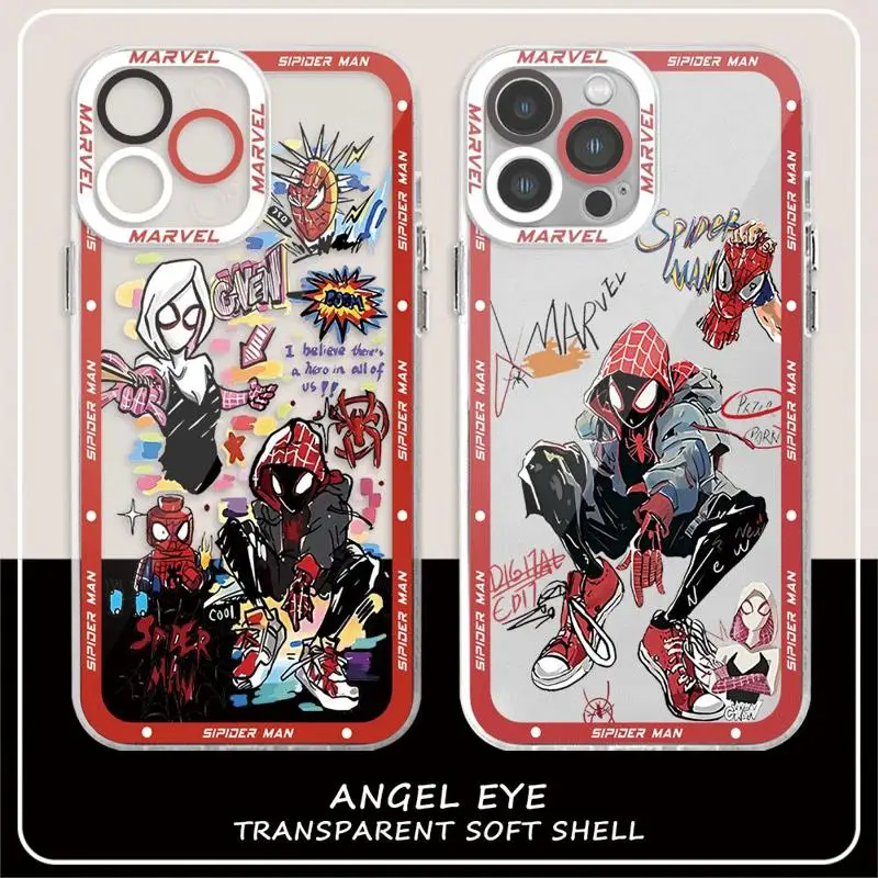 Чехлы для смартфонов с изображением комиксов Marvel Sipiderman Gwen Motolora Moto G72 G22 G71 G73 G52 Edge 40