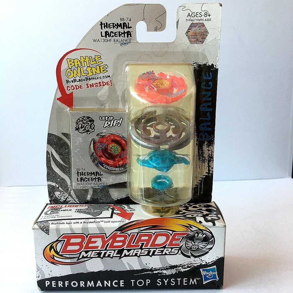 

New GENUINE Toupie Beyblade Metal Fusion Thermal Lacerta BB-74 WA130HF Balance Gyroscope Toys and Hobbies,Brinquedos e hobbies,