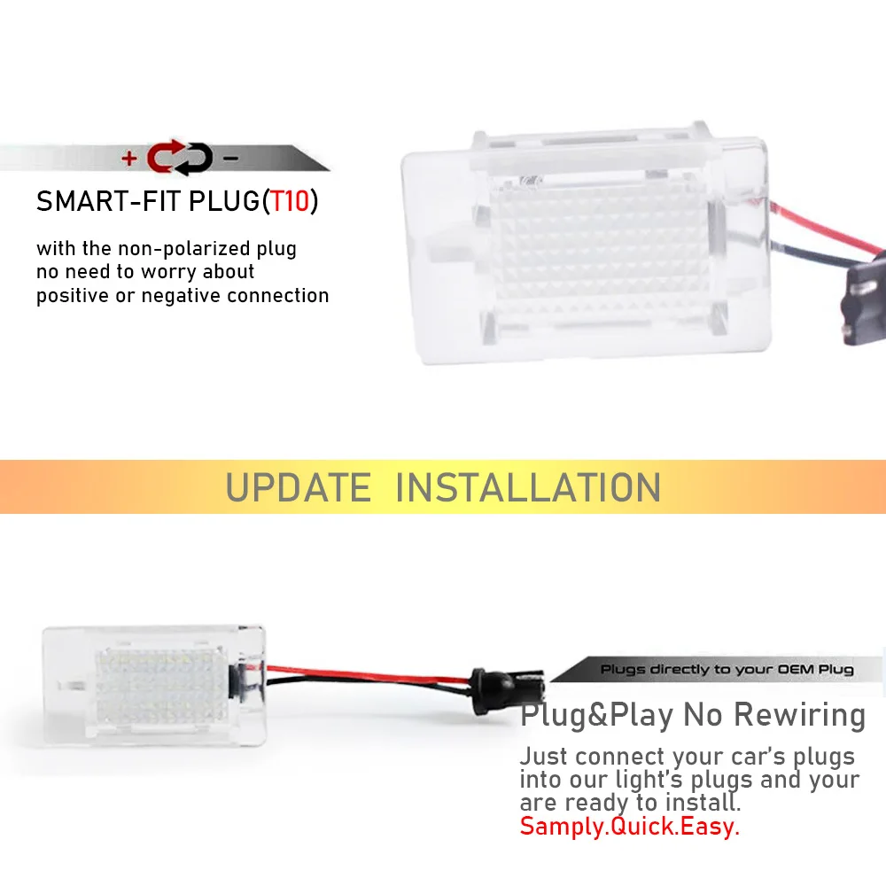 18SMD Белый светодиодный внутренний светильник багажника для Ford Transit Tourneo Courier Scorpio Sierra Puma Orion Mondeo Fusion Focus Fiesta (art.: 3920d1bb53302) - 3920d1bb53302