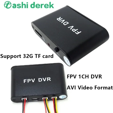 Micro 1CH HD DVR Поддержка 32G TF карта работает с CCTV аналоговая камера D1M HD FPV DVR с AV кабелем Мини Автомобильный мобильный видеорегистратор