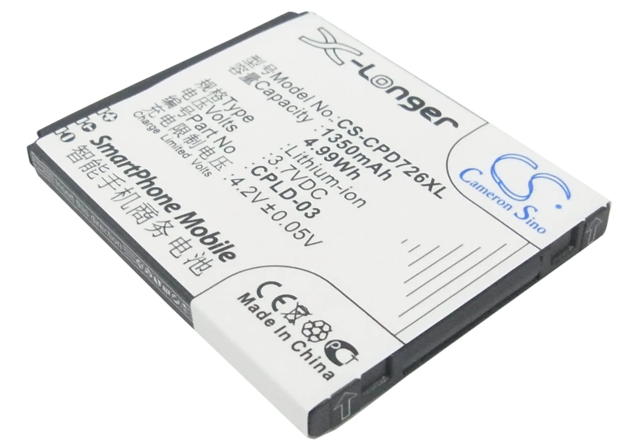 

CS 1350mAh / 4.99Wh battery for Coolpad 7266 CPLD-03