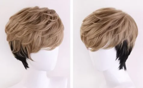 Killing Stalking SangWoo Короткий льняной черный Ombre термостойкий косплей костюм парик +