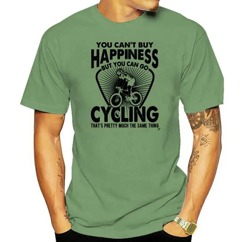 

You Can't Buy Happiness But You Can Go Cycling Mens T-Shirt